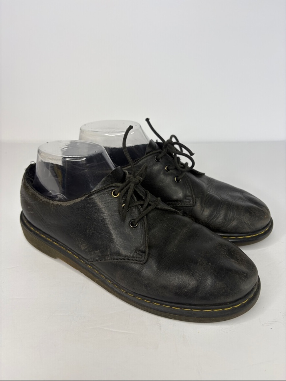 Dr. Martens Black Leather 3-Eye 1461 Derby Shoes